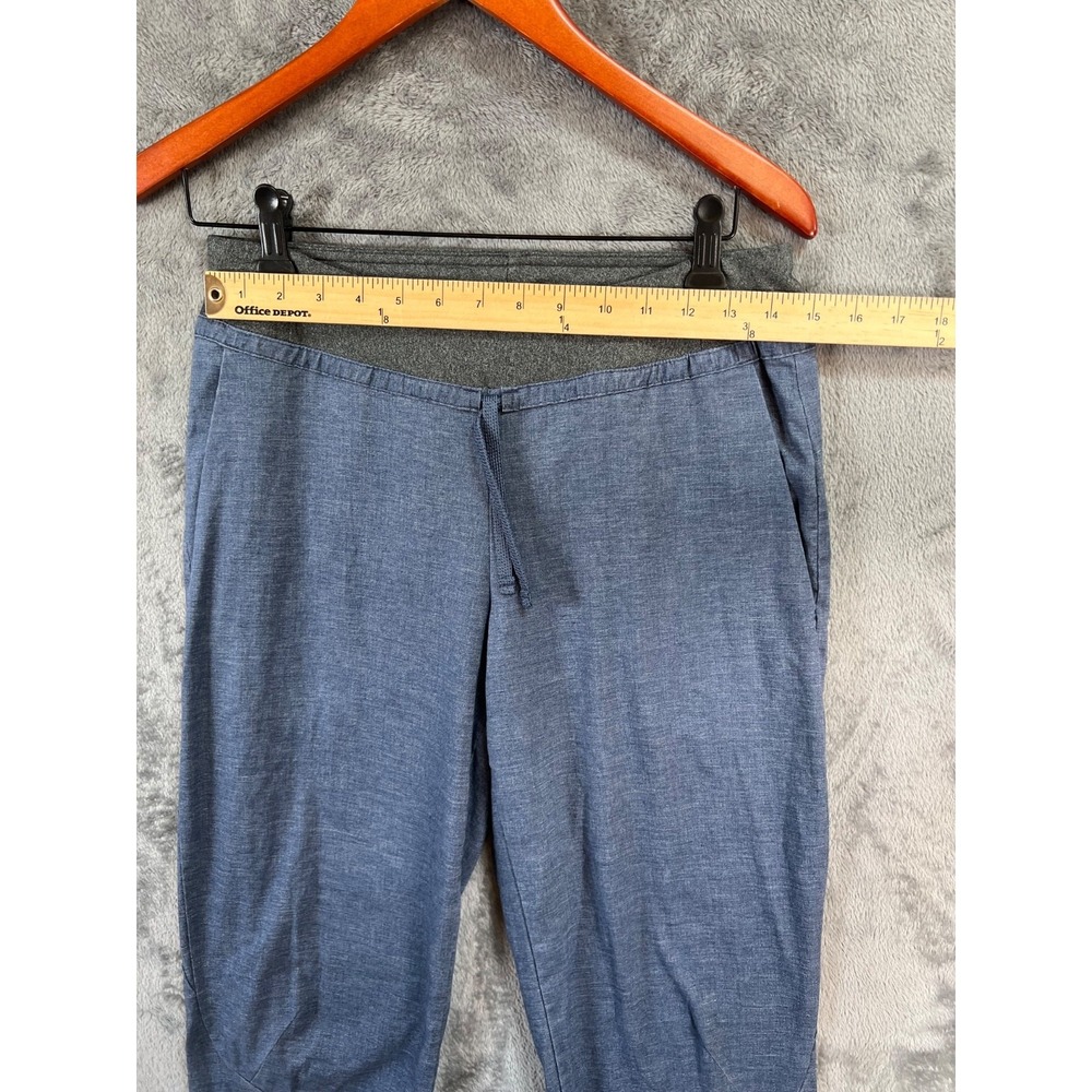 Patagonia Womens Hampi Rock Pants Sz Small Blue Hemp Blend Jogger Pull On - Picture 3 of 10